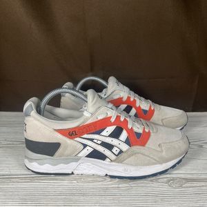Asics Gel-Lyte 5 White Retro Style Athletic Sneaker Shoe M8 Womens 9.5